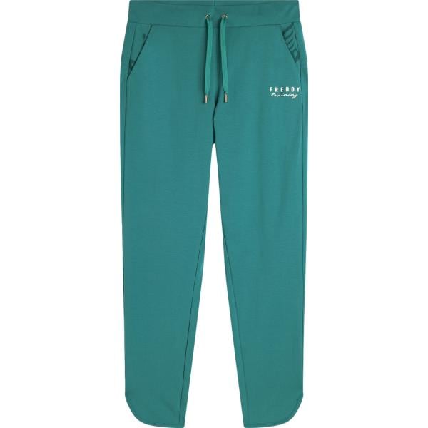 pantaloni Freddy verde a fiori