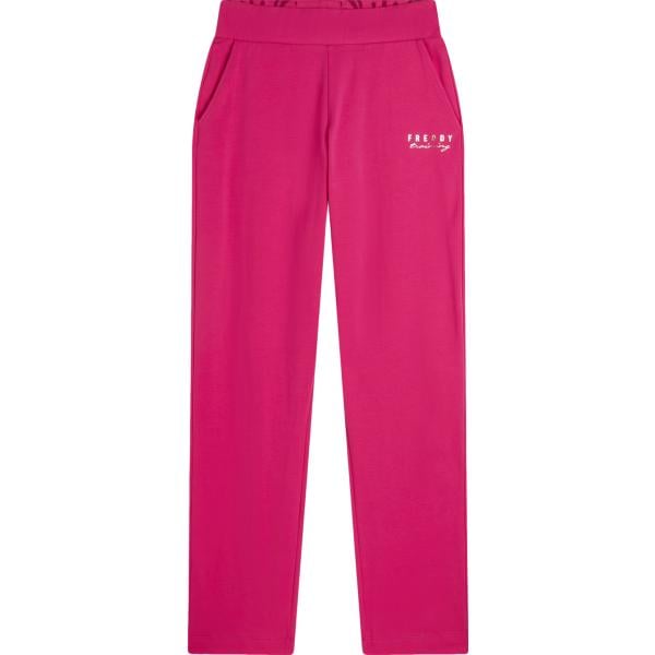 pantaloni Freddy viola con stampe