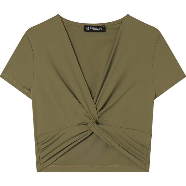 t-shirt Freddy marrone