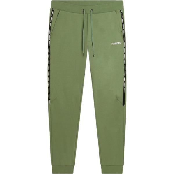 pantaloni sportivi Freddy verde con stampe