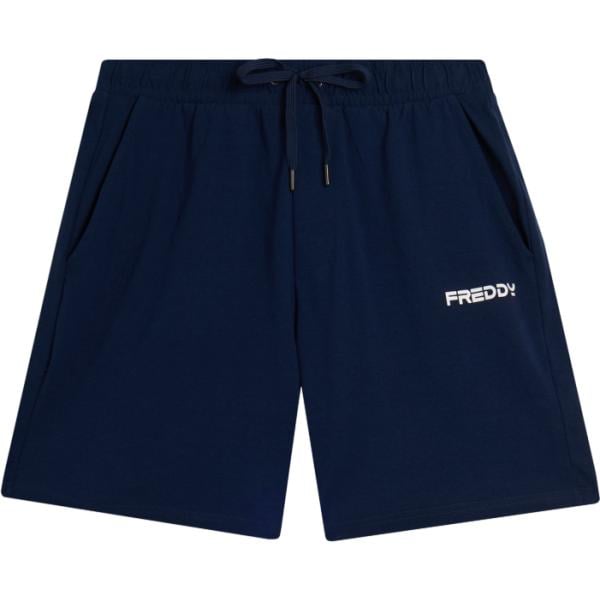 pantaloni corti Freddy blu con stampe
