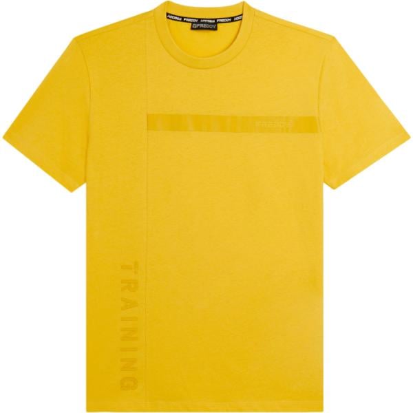 t-shirt Freddy marrone con stampe
