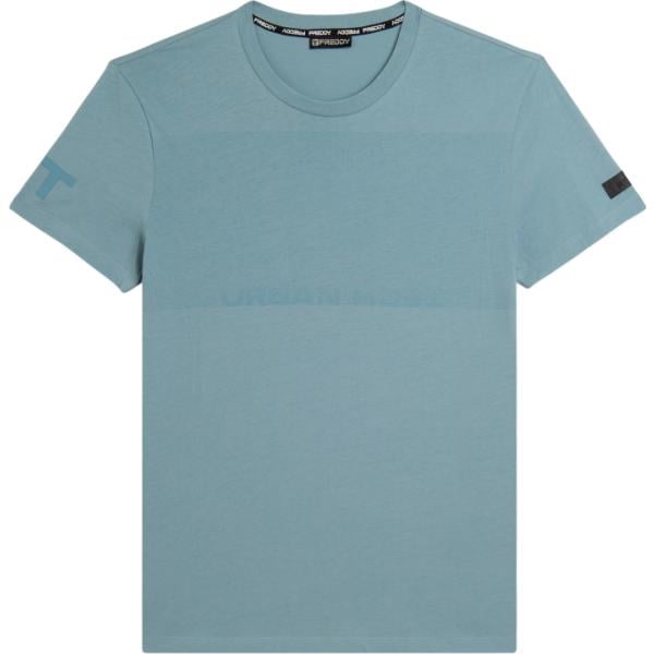 t-shirt Freddy blu con stampe