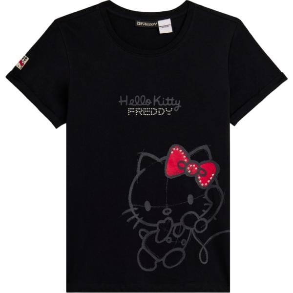 t-shirt Freddy nero con stampe