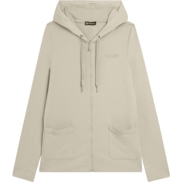 felpe con cappuccio Freddy grigio