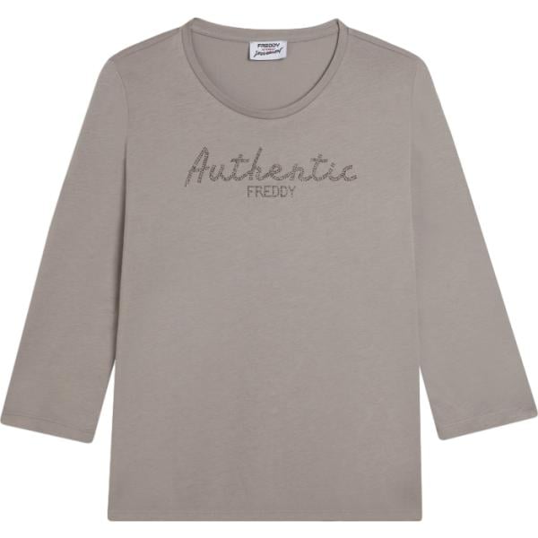 t-shirt Freddy grigio con stampe