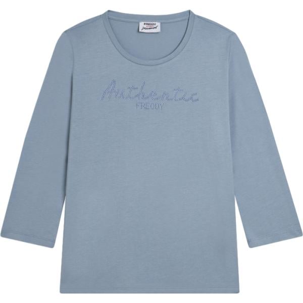 t-shirt Freddy blu con stampe