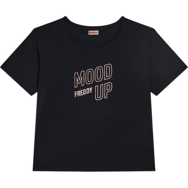 t-shirt Freddy nero con stampe