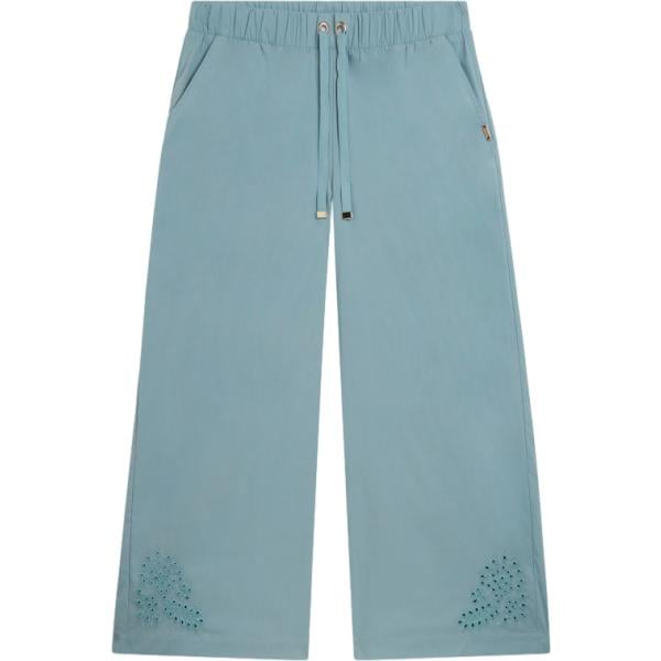 pantaloni Freddy blu a fiori