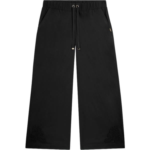 pantaloni Freddy nero a fiori