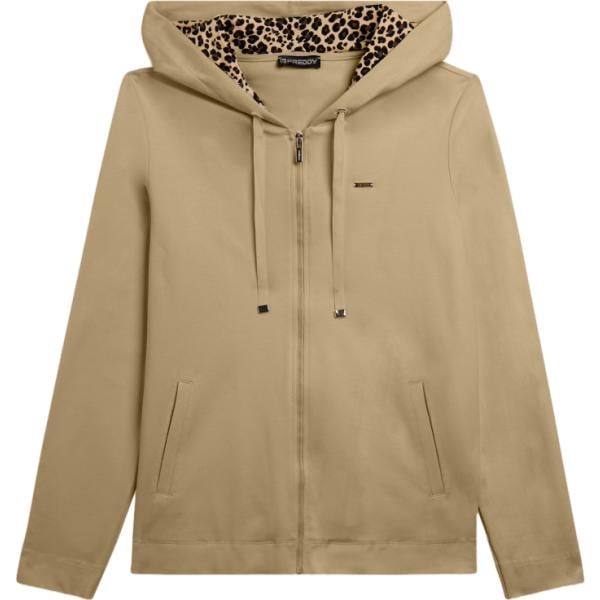 felpe con cappuccio Freddy marrone animalier