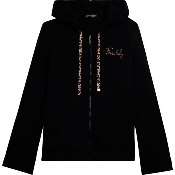 felpe con cappuccio Freddy nero