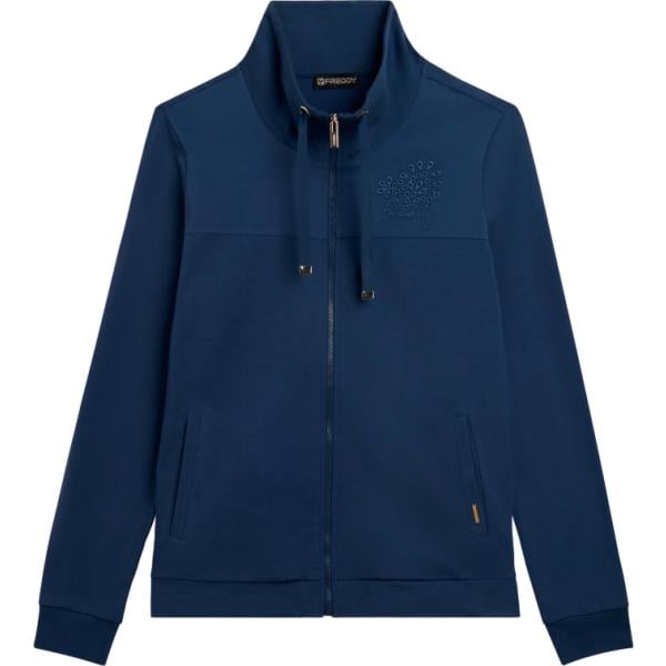 felpe Freddy blu a fiori