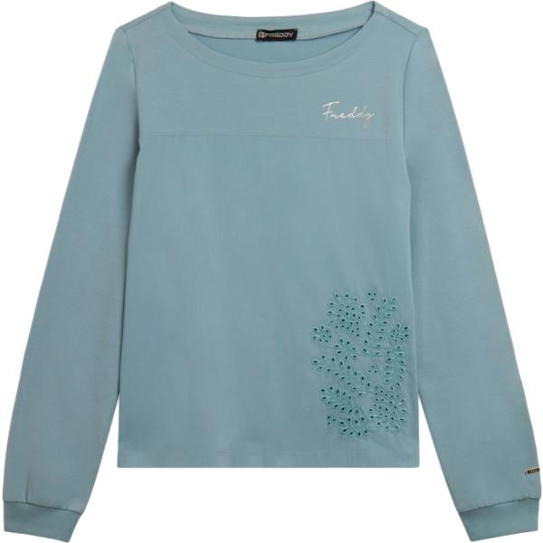 felpe Freddy blu a fiori