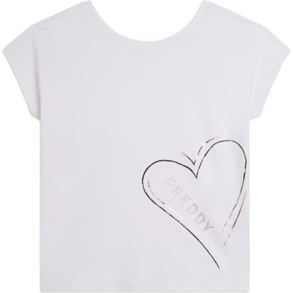 t-shirt Freddy bianco