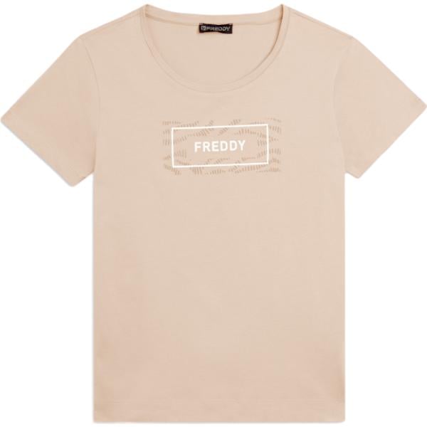 t-shirt Freddy marrone