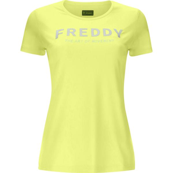 t-shirt Freddy giallo con stampe