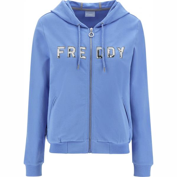 felpe con cappuccio Freddy blu