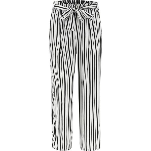 pantaloni a palazzo Freddy bianco a righe