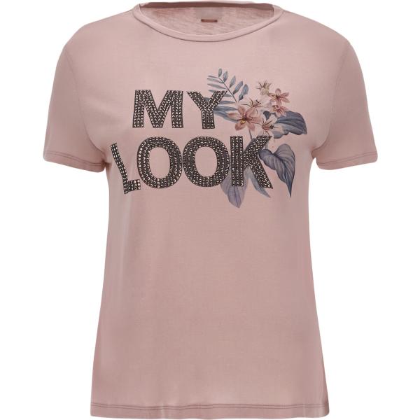 t-shirt Freddy rosa a fiori