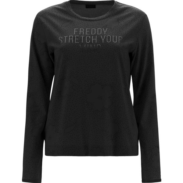 felpe sportive Freddy nero a fiori