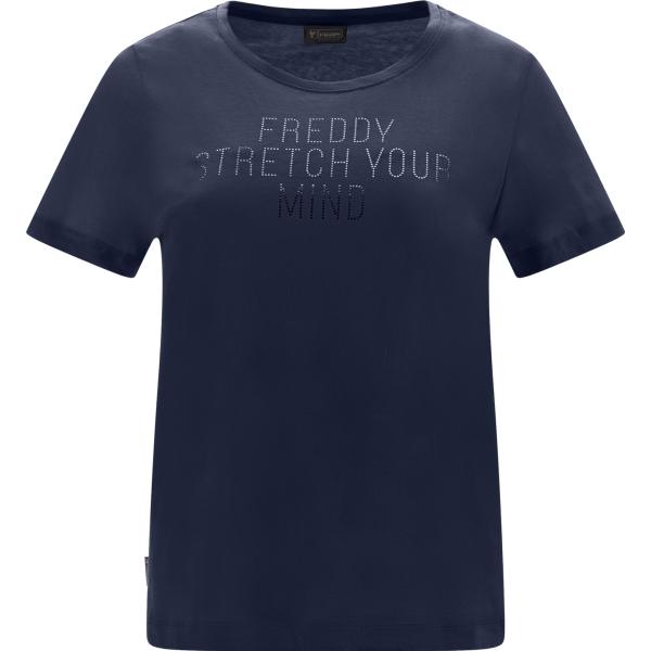 t-shirt Freddy blu con stampe