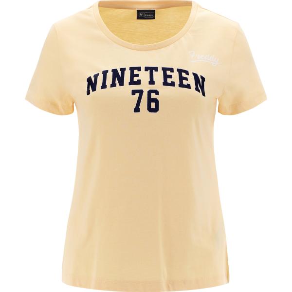t-shirt Freddy arancione con stampe