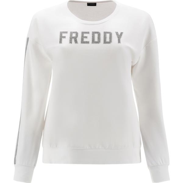 felpe Freddy bianco con stampe
