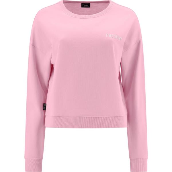 felpe Freddy rosa con stampe