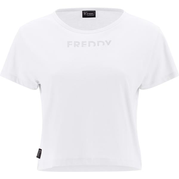 t-shirt Freddy bianco con stampe