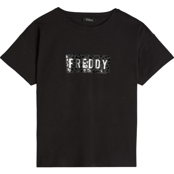 t-shirt Freddy nero con stampe