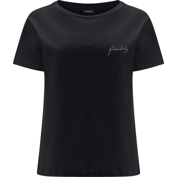 t-shirt Freddy nero con stampe