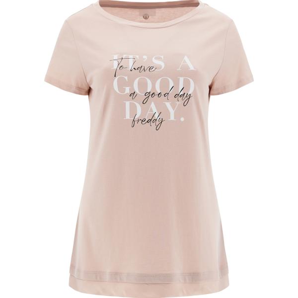t-shirt Freddy rosa con stampe