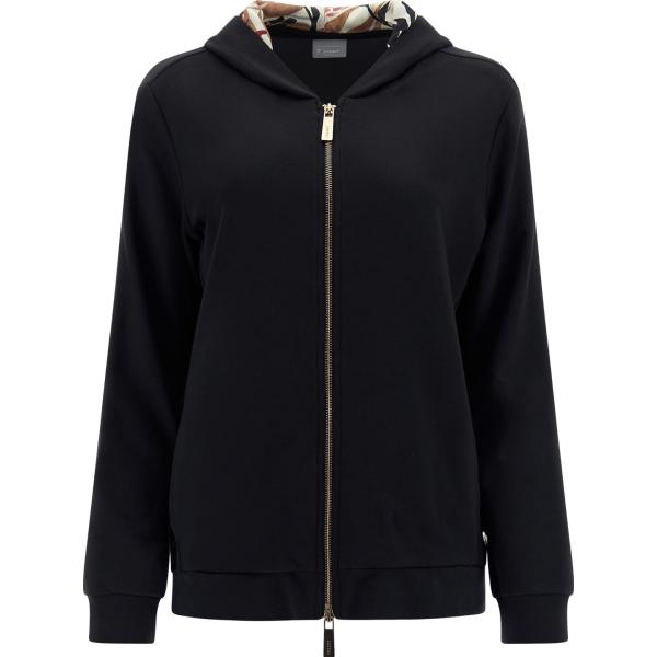 felpe con cappuccio Freddy nero con stampe