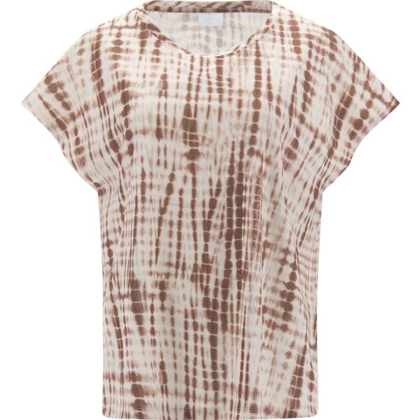 t-shirt Freddy marrone con stampe