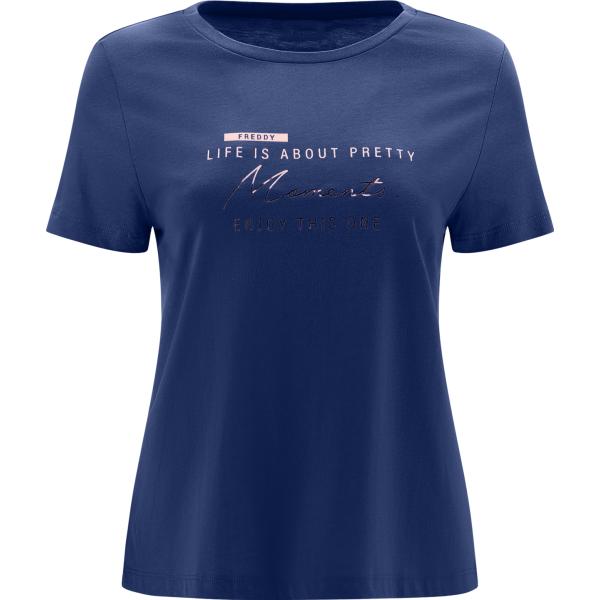 t-shirt Freddy blu con stampe