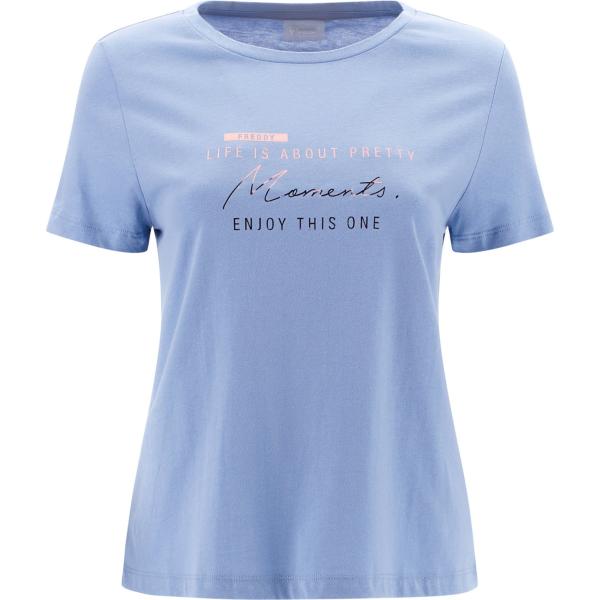t-shirt Freddy blu con stampe