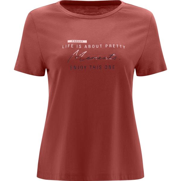 t-shirt Freddy rosso con stampe