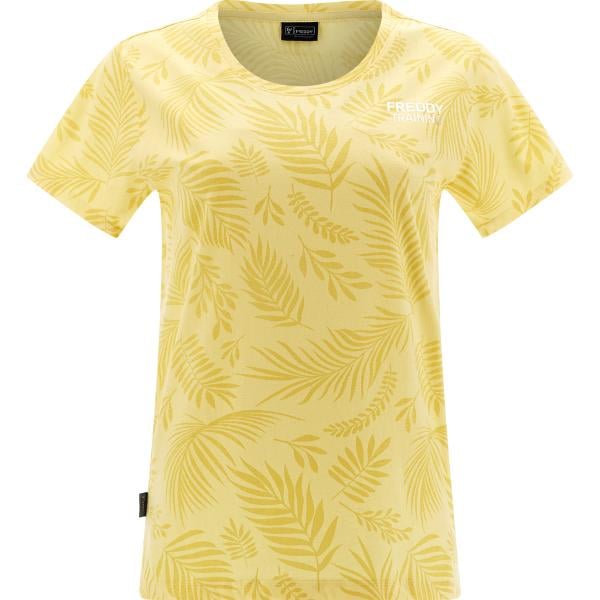 t-shirt Freddy giallo con stampe