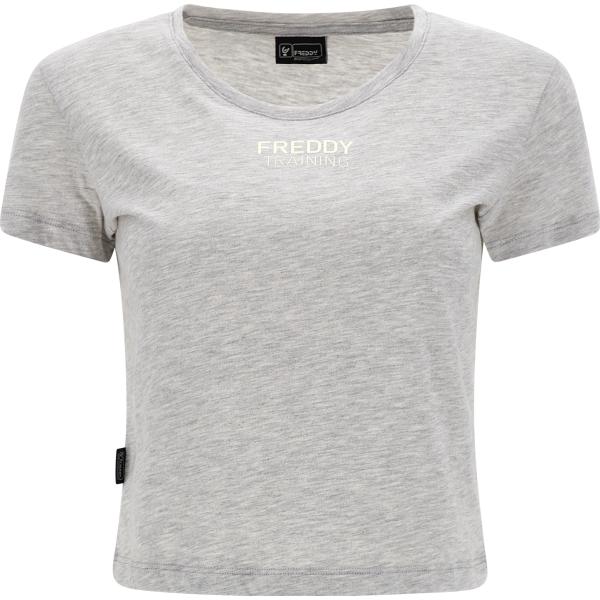t-shirt Freddy grigio con stampe