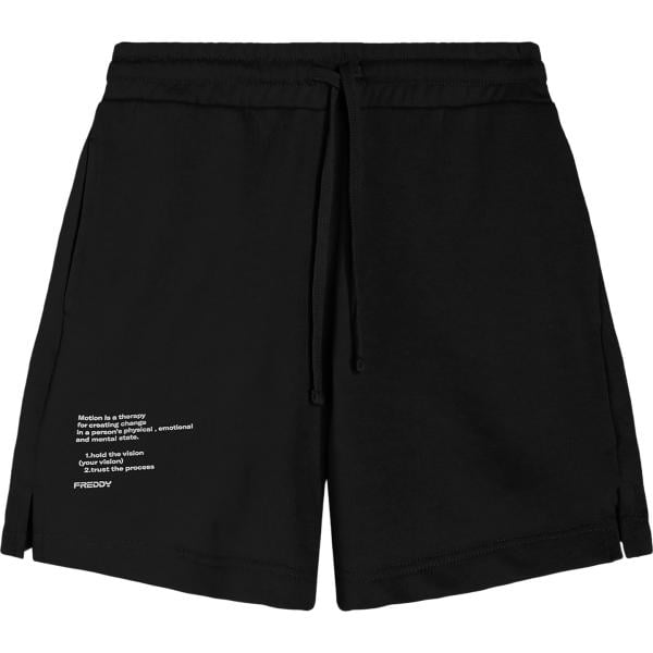 pantaloni corti Freddy nero con stampe