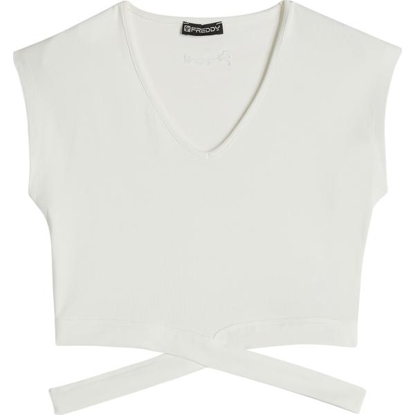 t-shirt Freddy bianco