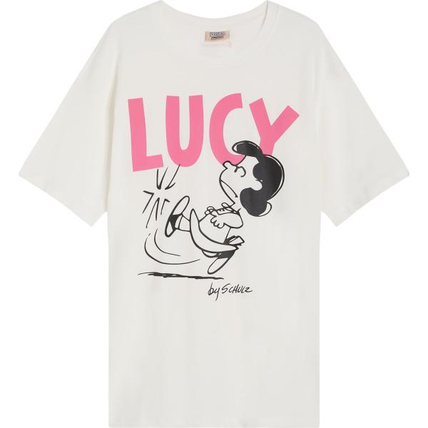 t-shirt Freddy bianco con stampe