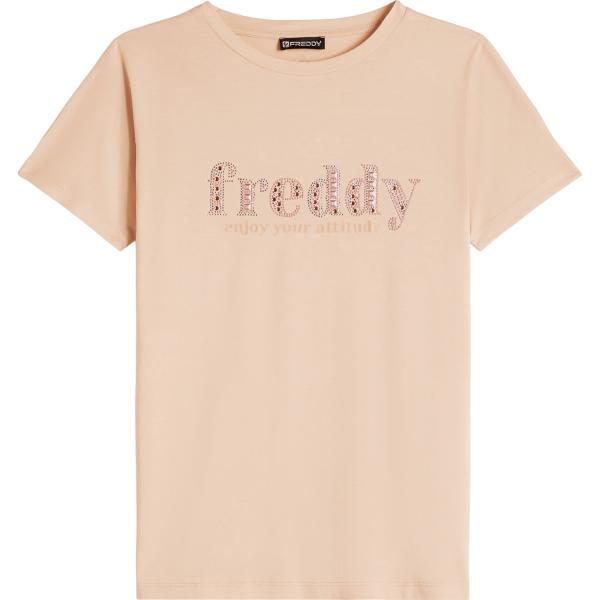 t-shirt Freddy rosa
