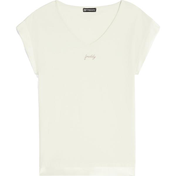t-shirt Freddy bianco
