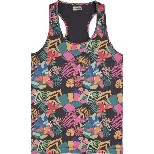 canottiere Freddy grigio con stampe