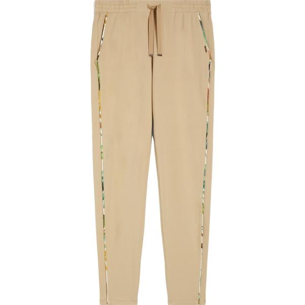 pantaloni Freddy marrone a fiori