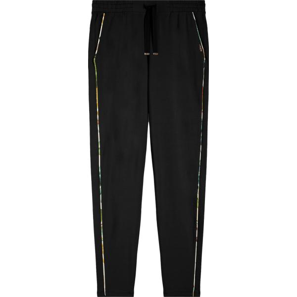 pantaloni Freddy nero a fiori