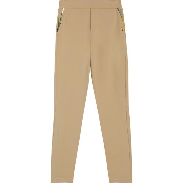 pantaloni Freddy marrone a fiori