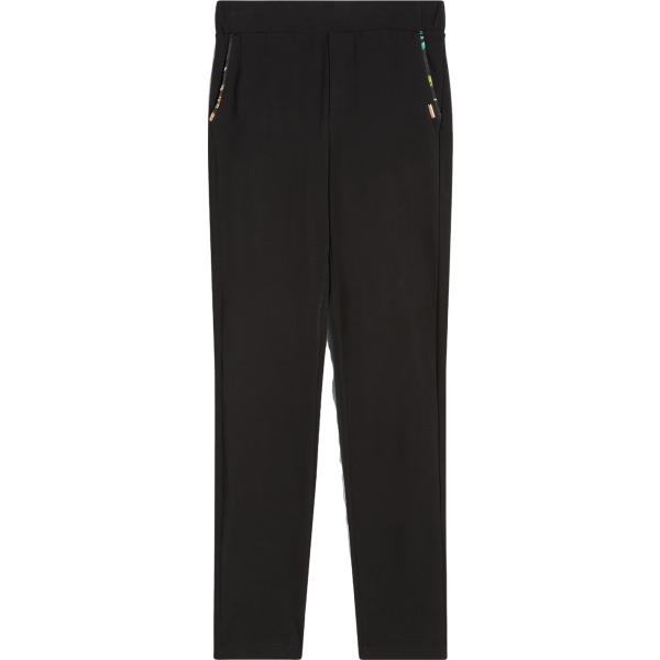 pantaloni Freddy nero a fiori
